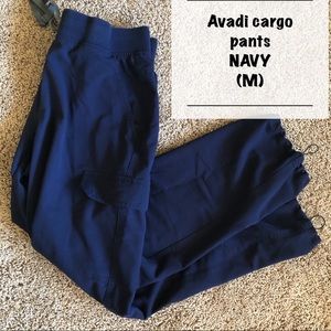 FIGS (M) Avadi adjustable hem cargo pants NAVY